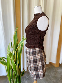 Eva Plaid Mini Skirt