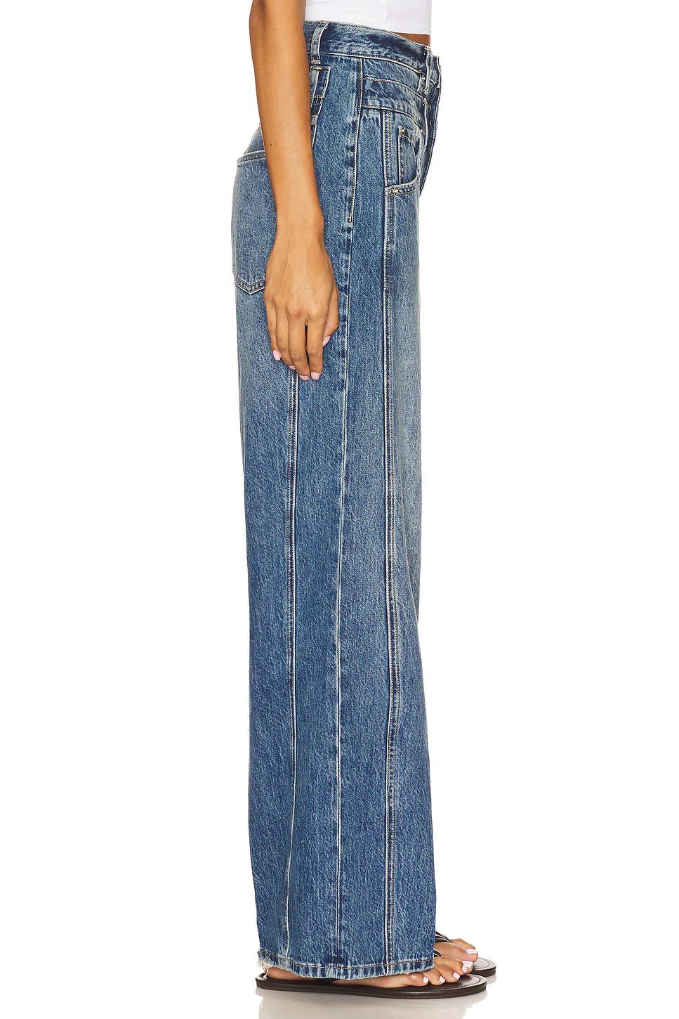 Caleb High Rise Relaxed Stacked Waist - ECHO