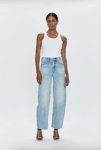 Wes High Rise Barrel Jean - Clever