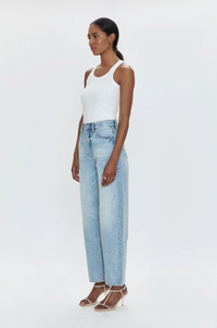 Wes High Rise Barrel Jean - Clever