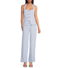 Valli High Rise Flare Leg Pants