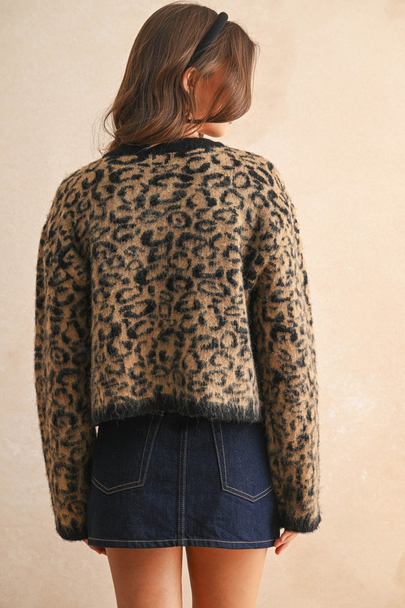 Josie Leopard Cardigan
