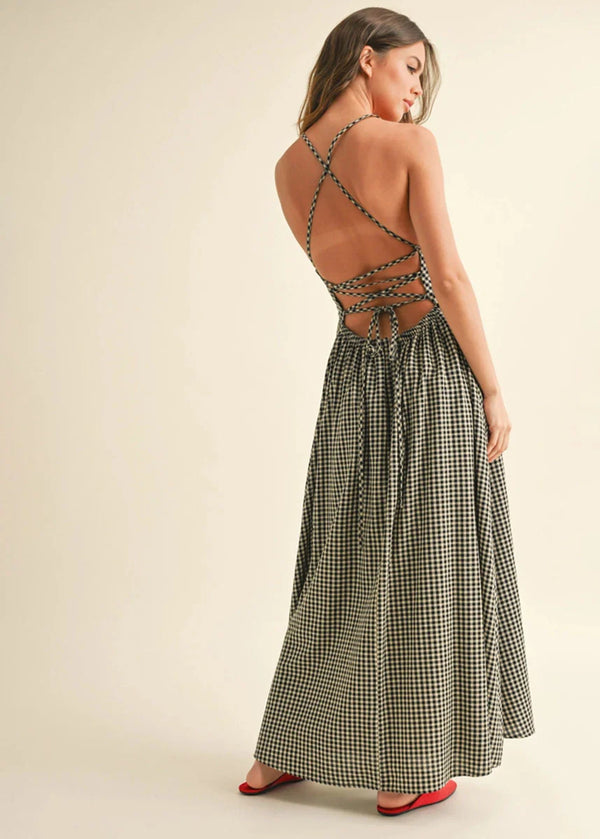 Ginger Gingham Dress