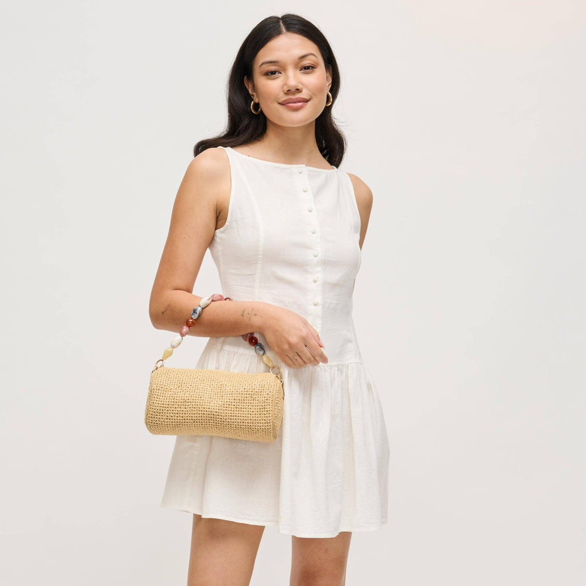 Rachel Straw Clutch - Assorted Colors