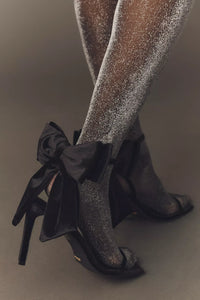 Elesa Black Velvet Heel