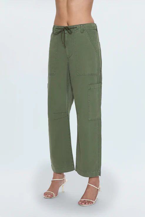 Sabrina Curved Utility Pants - Meadow