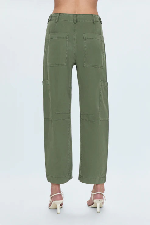Sabrina Curved Utility Pants - Meadow