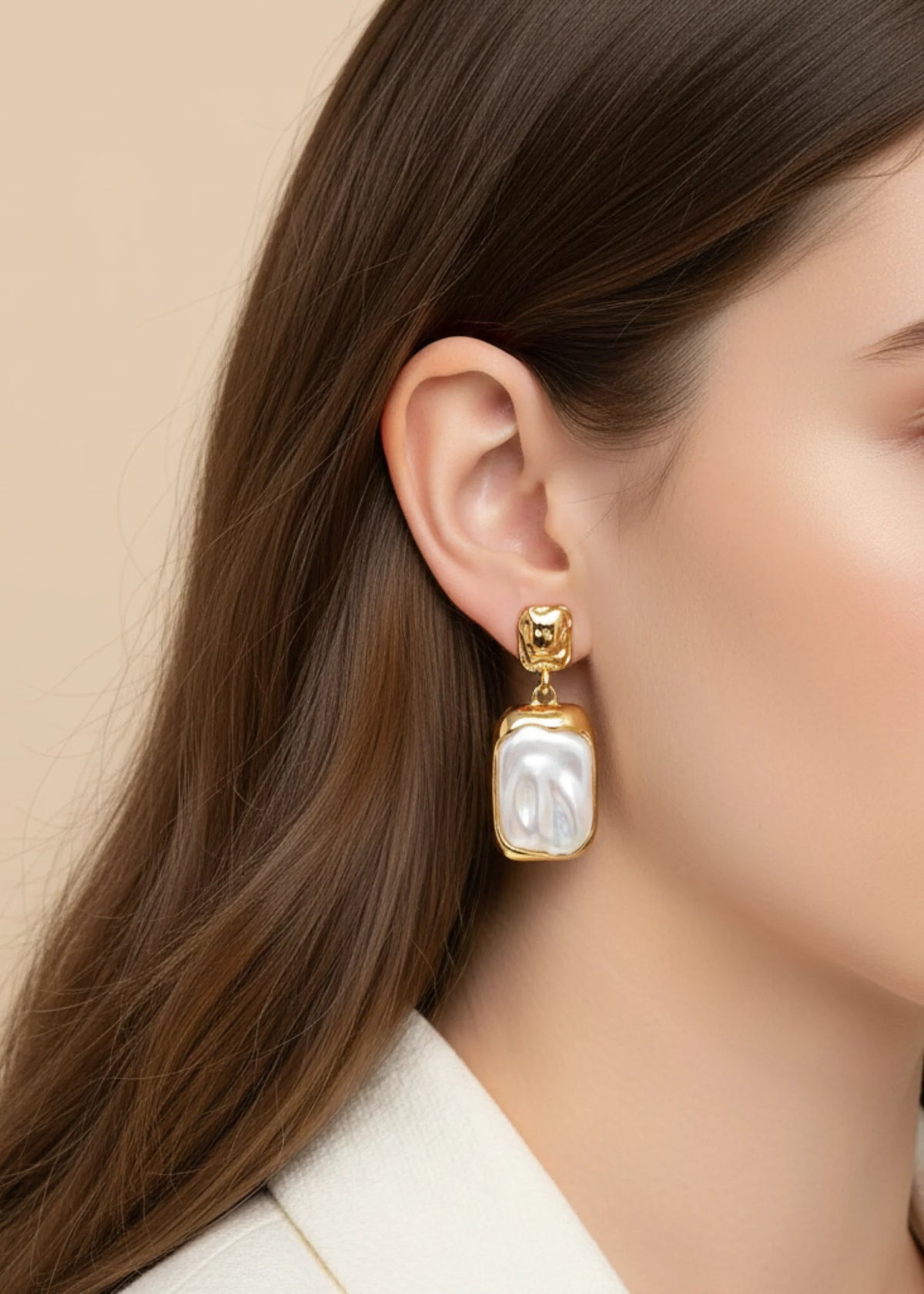 Elegant Pearl Drops Earrings