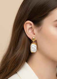 Elegant Pearl Drops Earrings