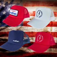 Strong as a mother™ Embroidered Trucker Hat - Red