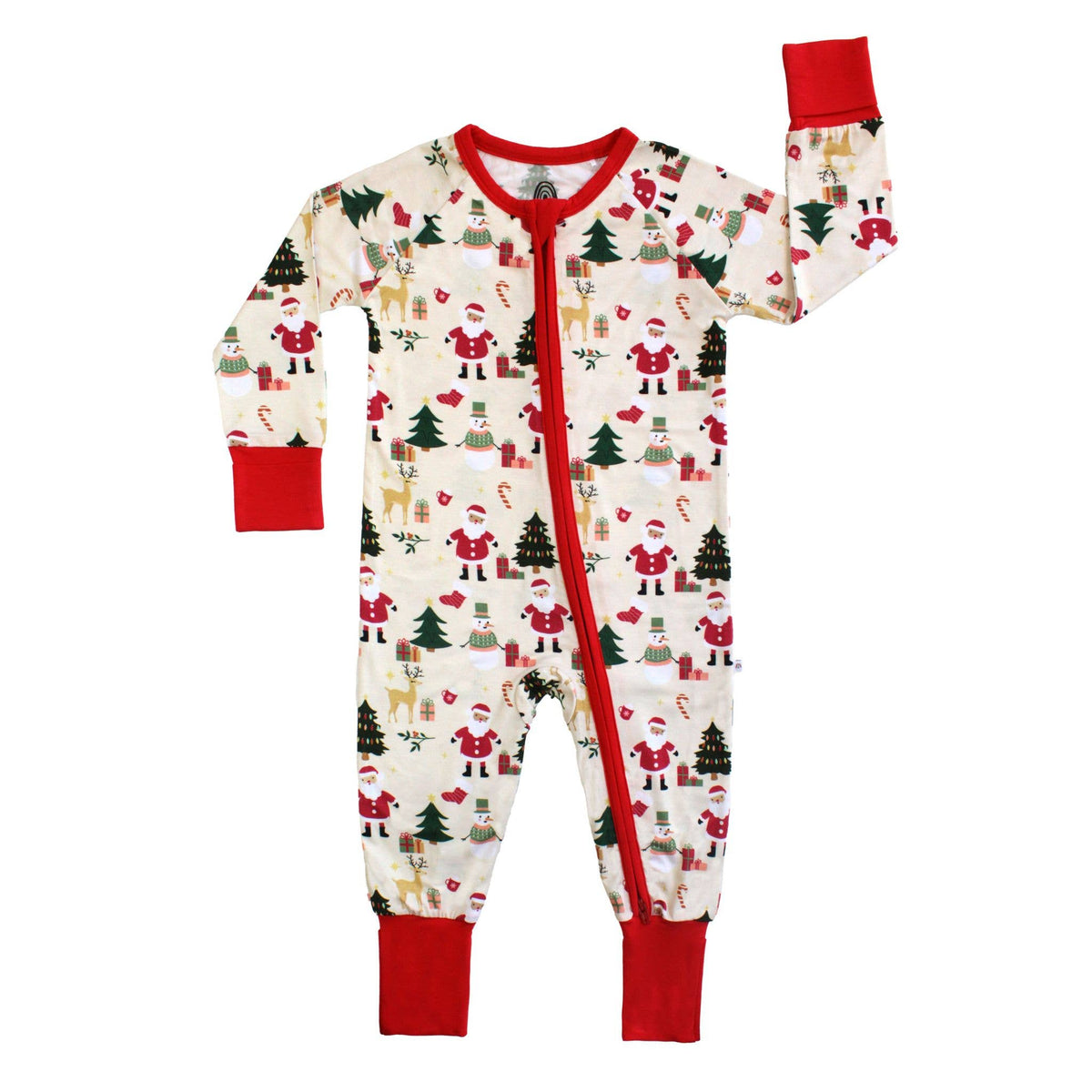 Cozy Christmas Bamboo Convertible Baby Pajama