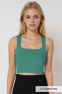 Clean Line Square Neck Top