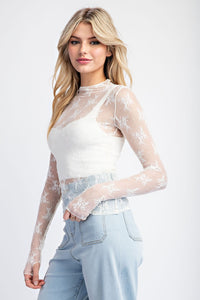 Dita Lace Long Sleeve - Assorted Colors