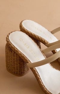 The Margaret - Rattan Heels