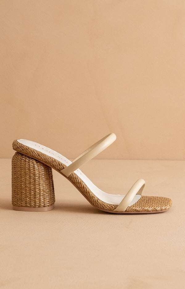 The Margaret - Rattan Heels