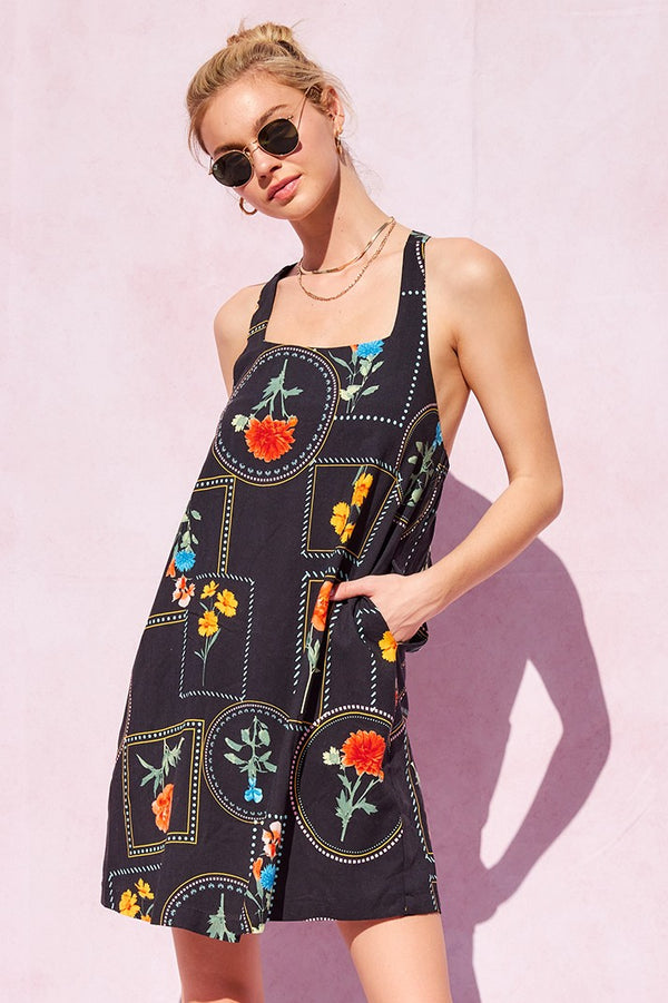 Floral Postage Dress