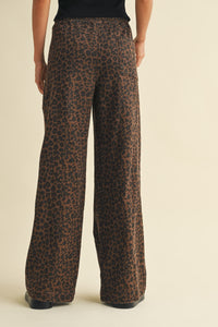Leopard Track Pant