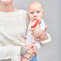 Rose Arch Ring Teether + Clip Set