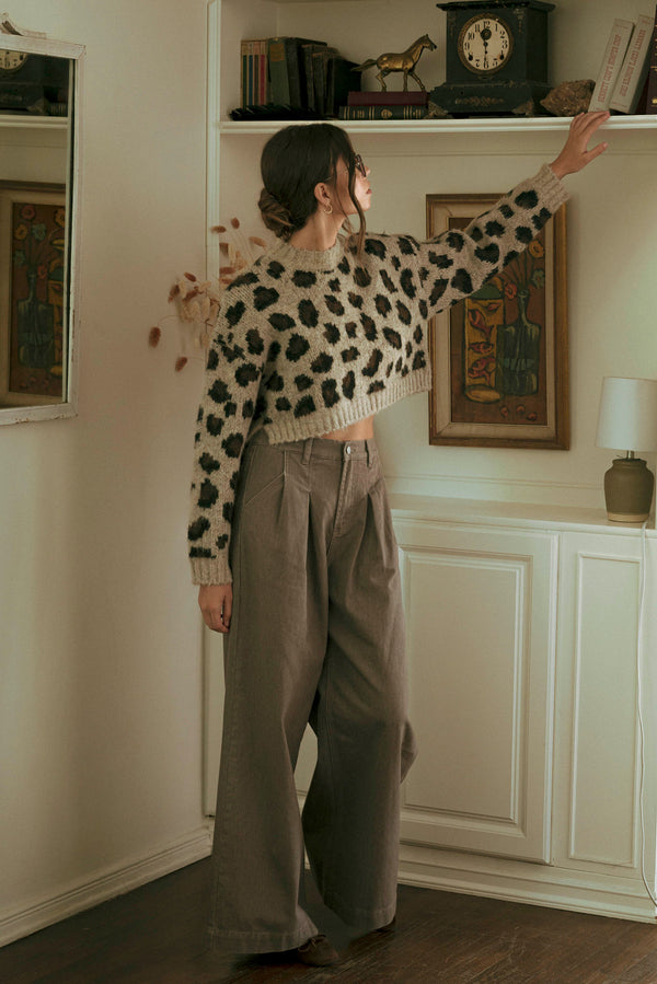 Katie Leopard Sweater