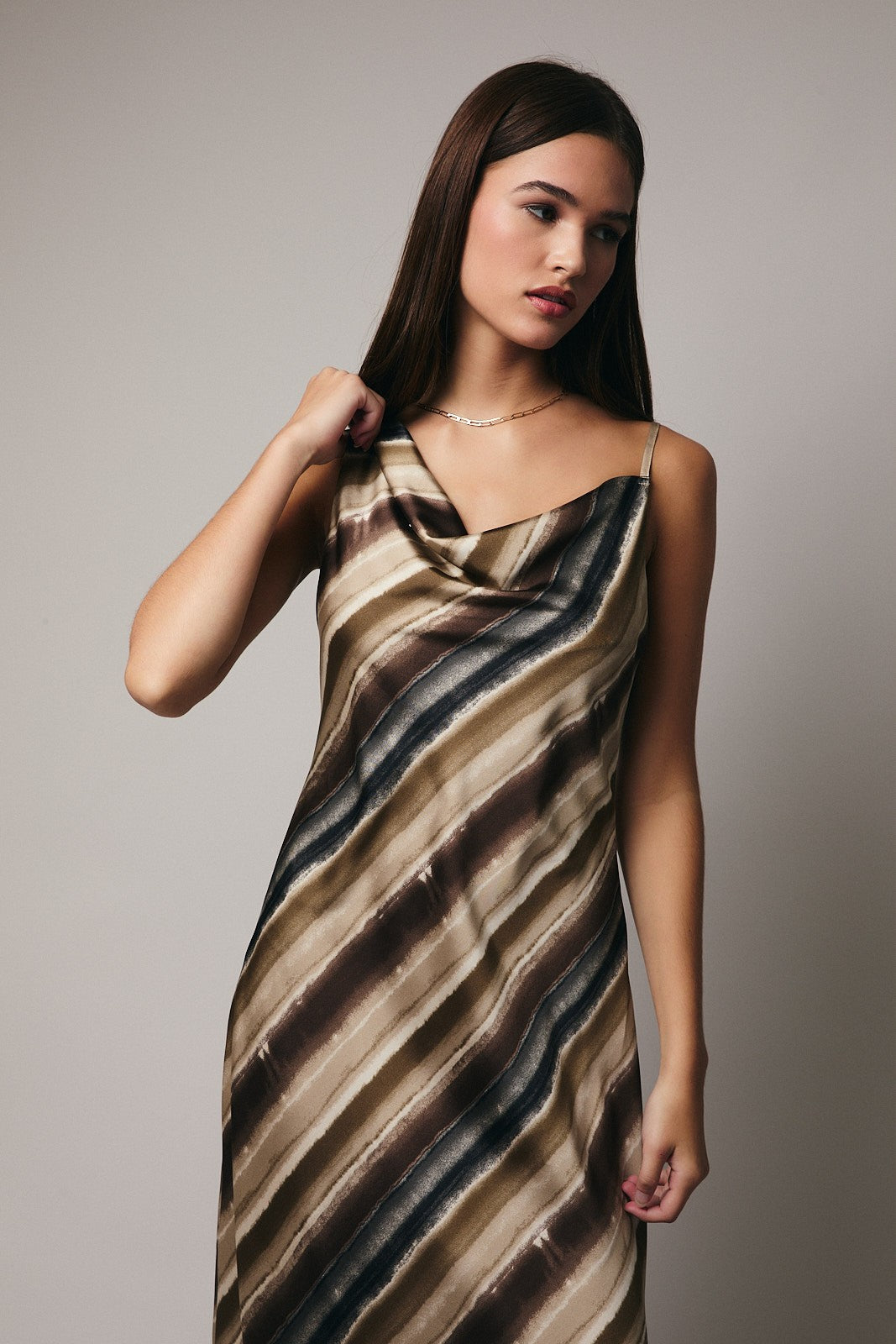 Coffee Swirl Dress