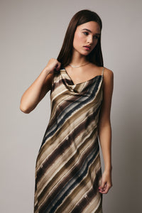 Coffee Swirl Dress