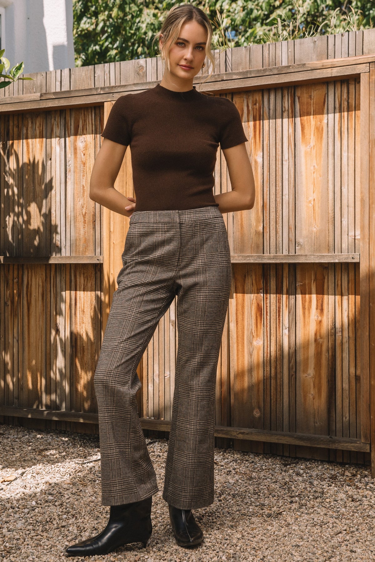 Kayla Plaid Pants