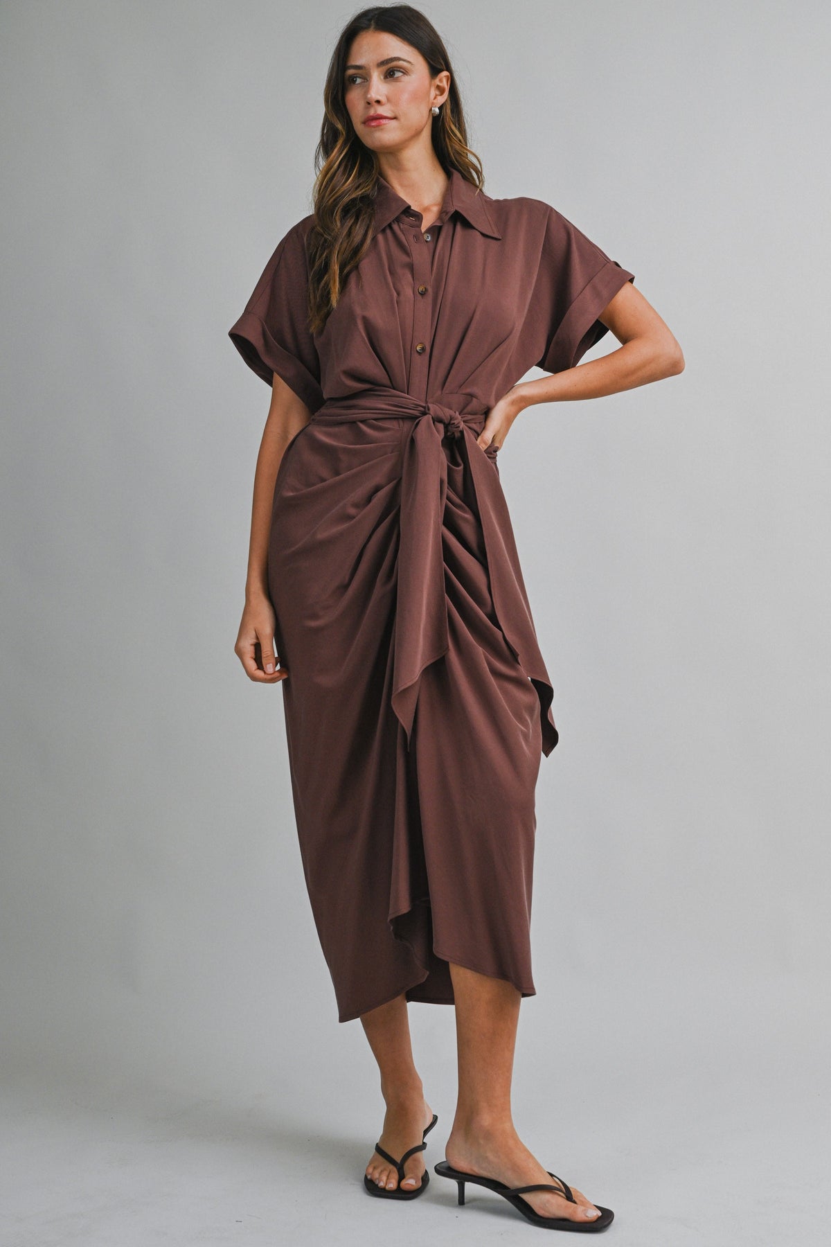 Rosie Tie Front Dress