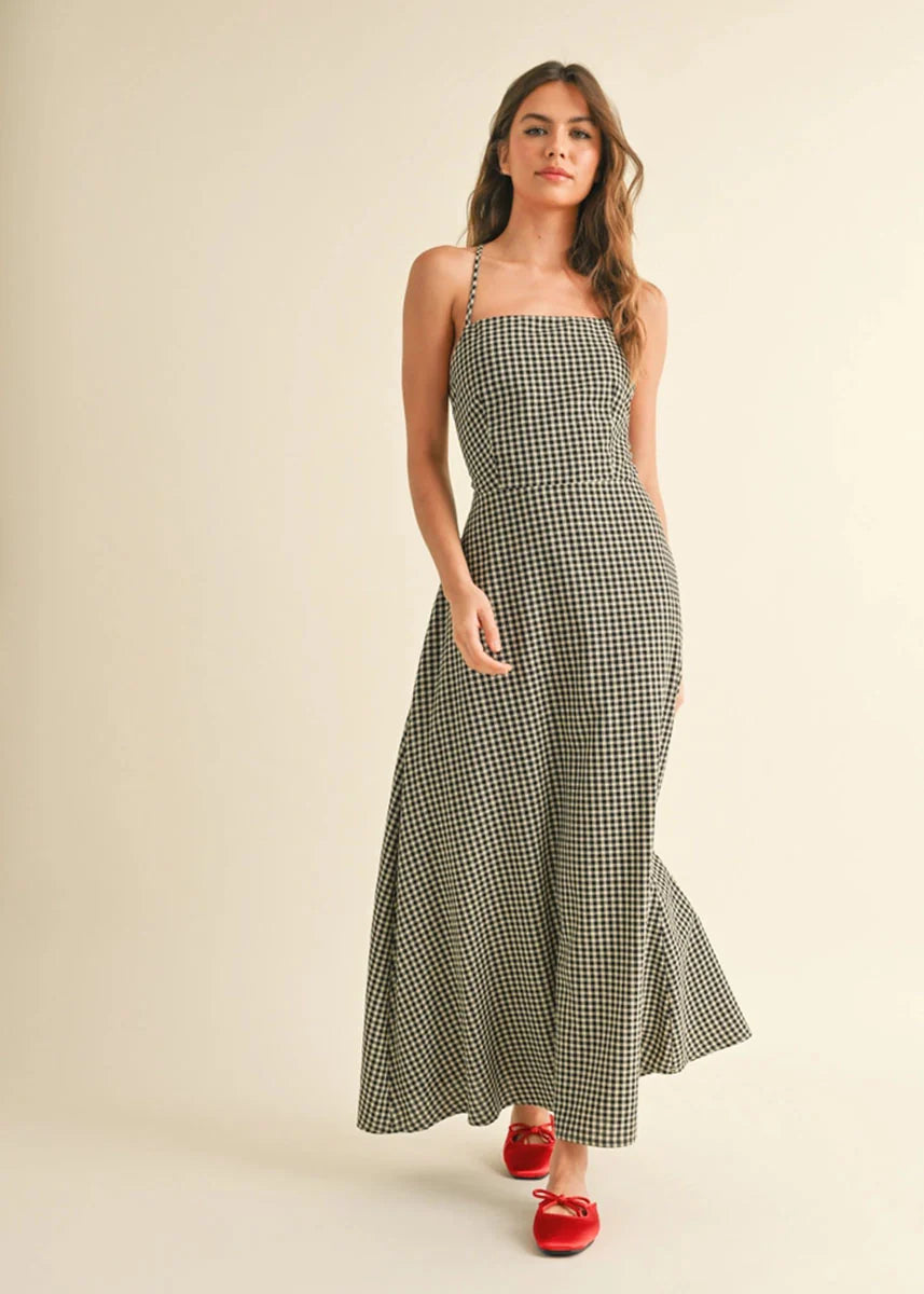 Ginger Gingham Dress
