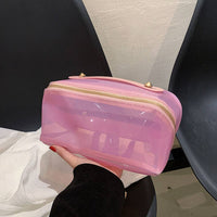 SIMPLE TRANSPARENT COSMETIC BAG