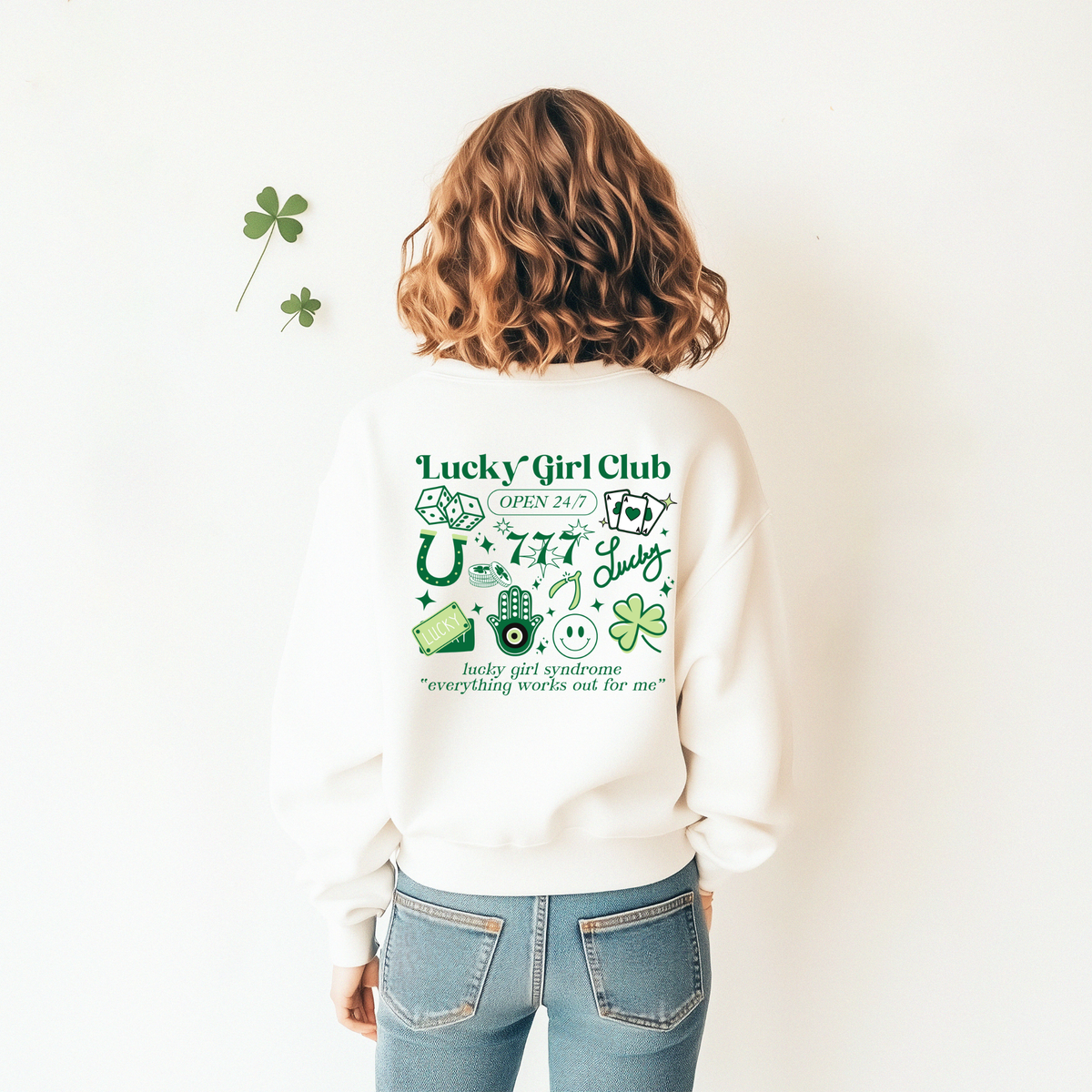 Lucky Girl Club Crewneck