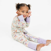 Magical Unicorns Bamboo Convertible Baby Pajamas