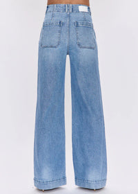 Lana Double Button Jean- Terrace