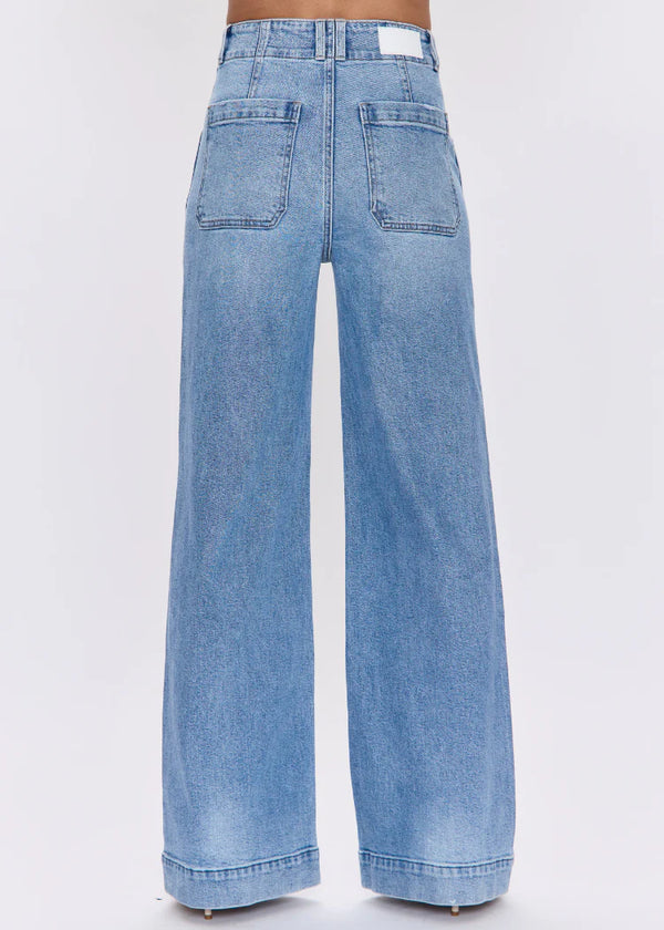 Lana Double Button Jean- Terrace