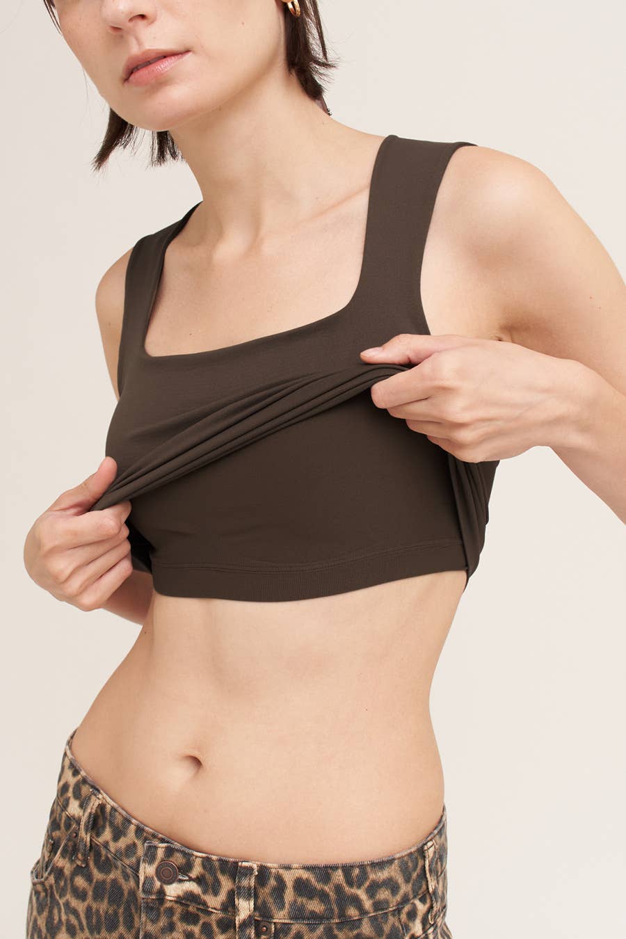 Clean Line Square Neck Top