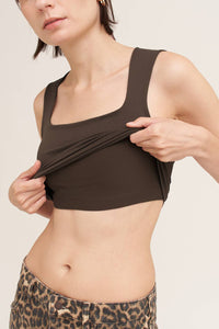 Clean Line Square Neck Top
