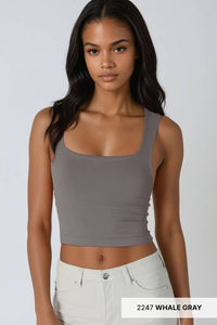Clean Line Square Neck Top