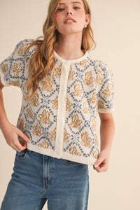 FLORAL CARDIGAN