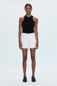 Kennedy Mid Rise Short - Antique White