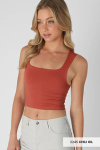 Clean Line Square Neck Top