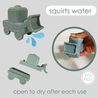 Ali+Oli Bath Toys BPA-Free Food-Grade Silicone 3pc Water Set