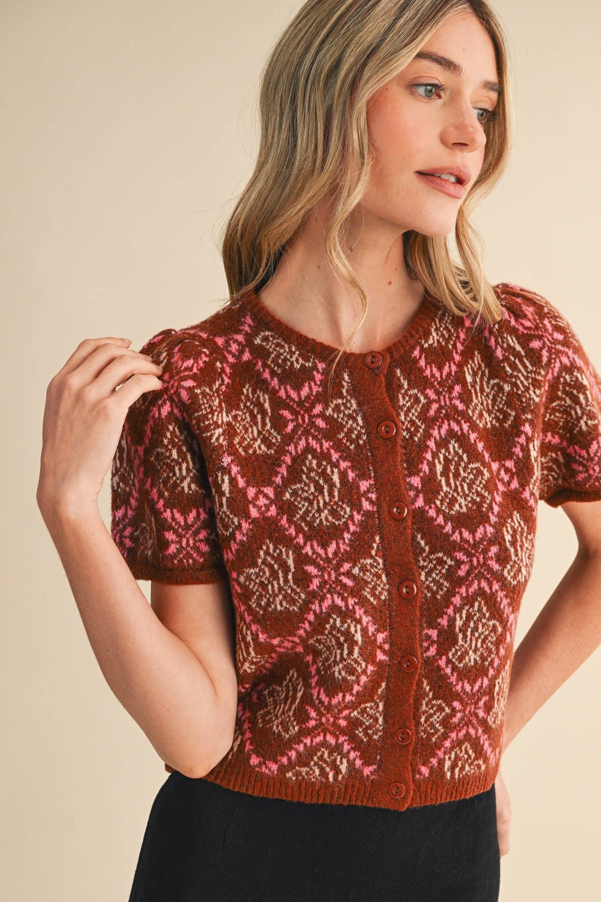FLORAL CARDIGAN