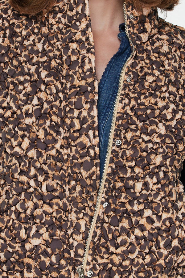 Leopard Quilting Vest