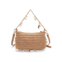 Steph Seasonal Seashell Straw Bag Evening Bag
