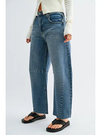 Jessie Seamed Barrel Denim - Assorted Washes