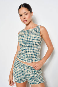 Lora Smocked Tank