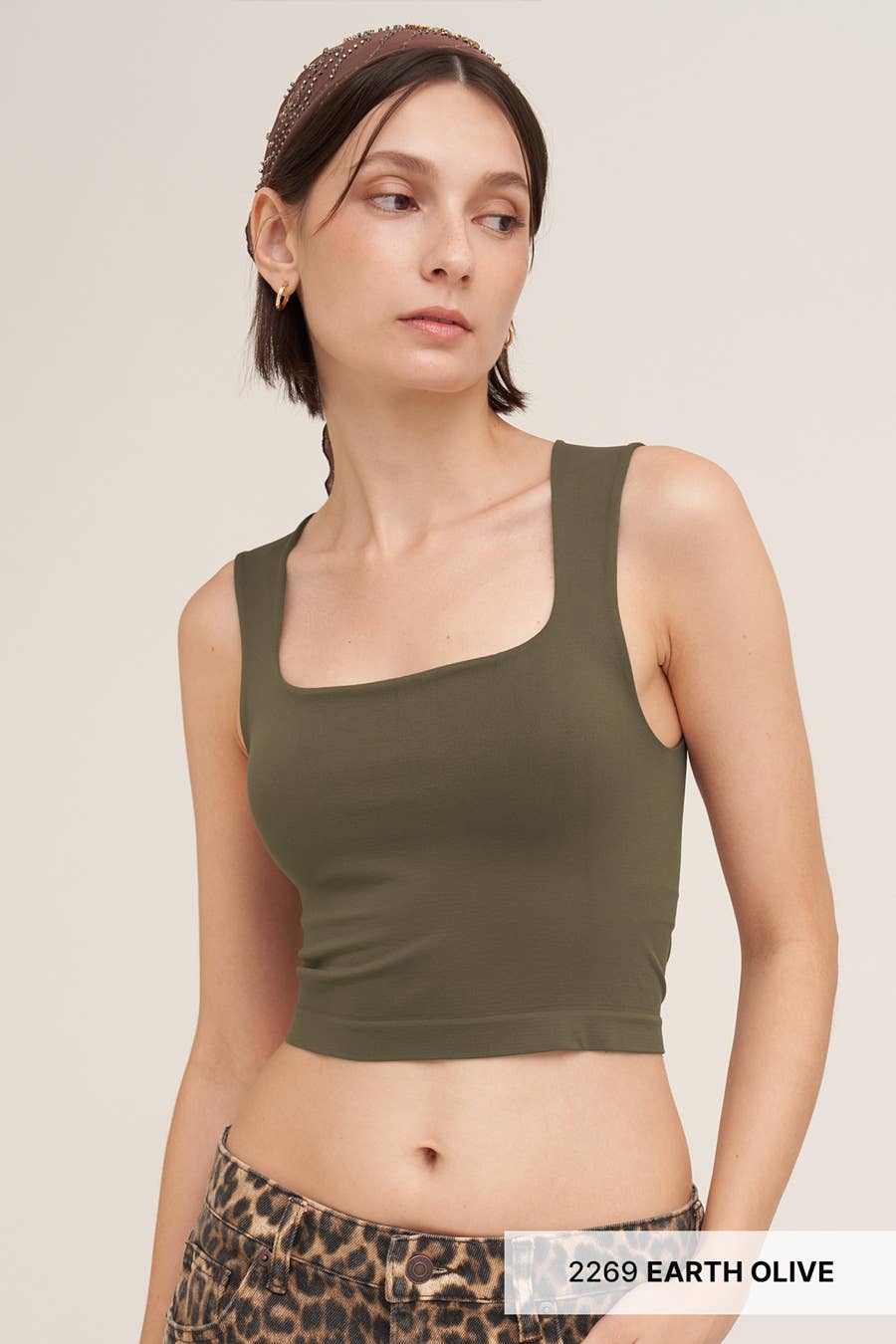 Clean Line Square Neck Top