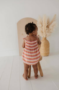 Baby Tie-Smocked Bodysuit