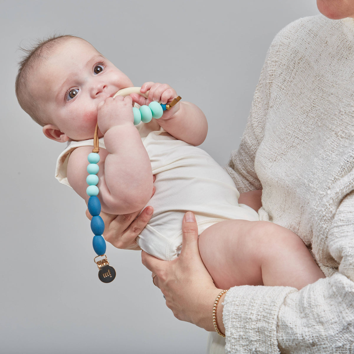 Ocean Arch Teether + Clip Set