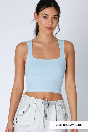 Clean Line Square Neck Top