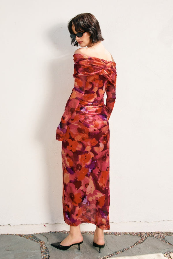 Dancing With Love Off The Shoulder Dress